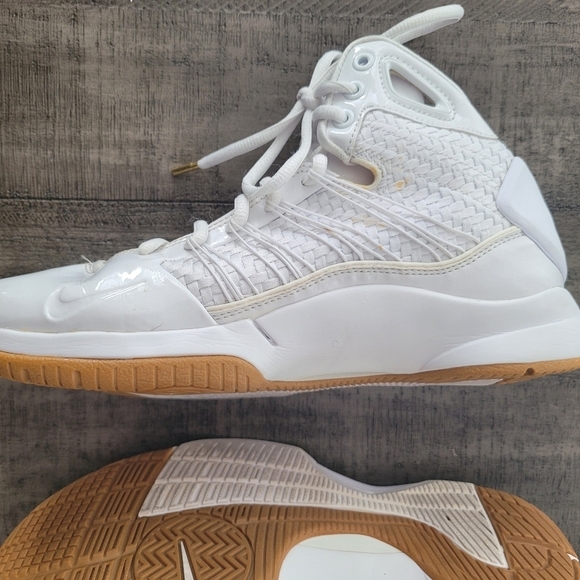NIKE HYPERDUNK LUX 2016 Size 8 White - Picture 8 of 9